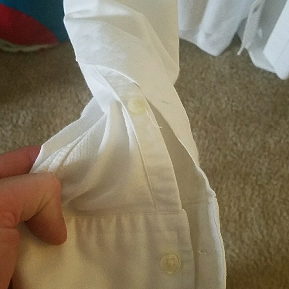 Ralph Lauren White Polo Button Down L - Picture 4 of 7
